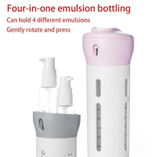 1384 4 In 1 Travel Dispenser Bottle Set Travel Refillable Cosmetic Containers Set