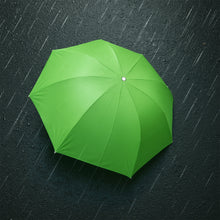 Green Stylish Banana Shaped Mini Foldable Umbrella