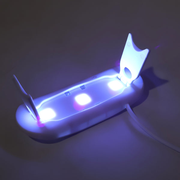 Mini Portable Uv Led Nail Lamp For Gel Nail Polish Curing (1 Pc)